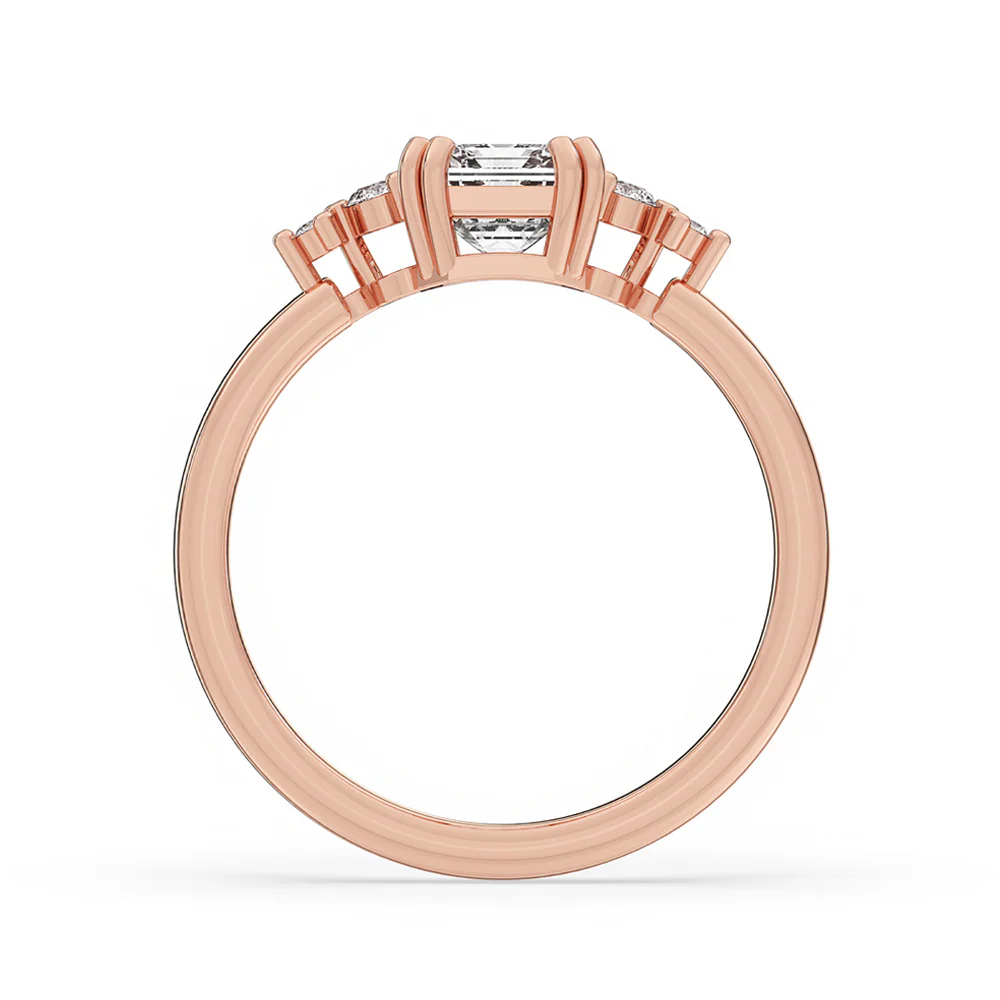 3 Carat Emerald Cut Diamond Ring - Image 3