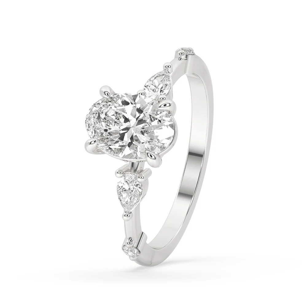3 Carat Oval Diamond Ring - IGI Certified - Image 4