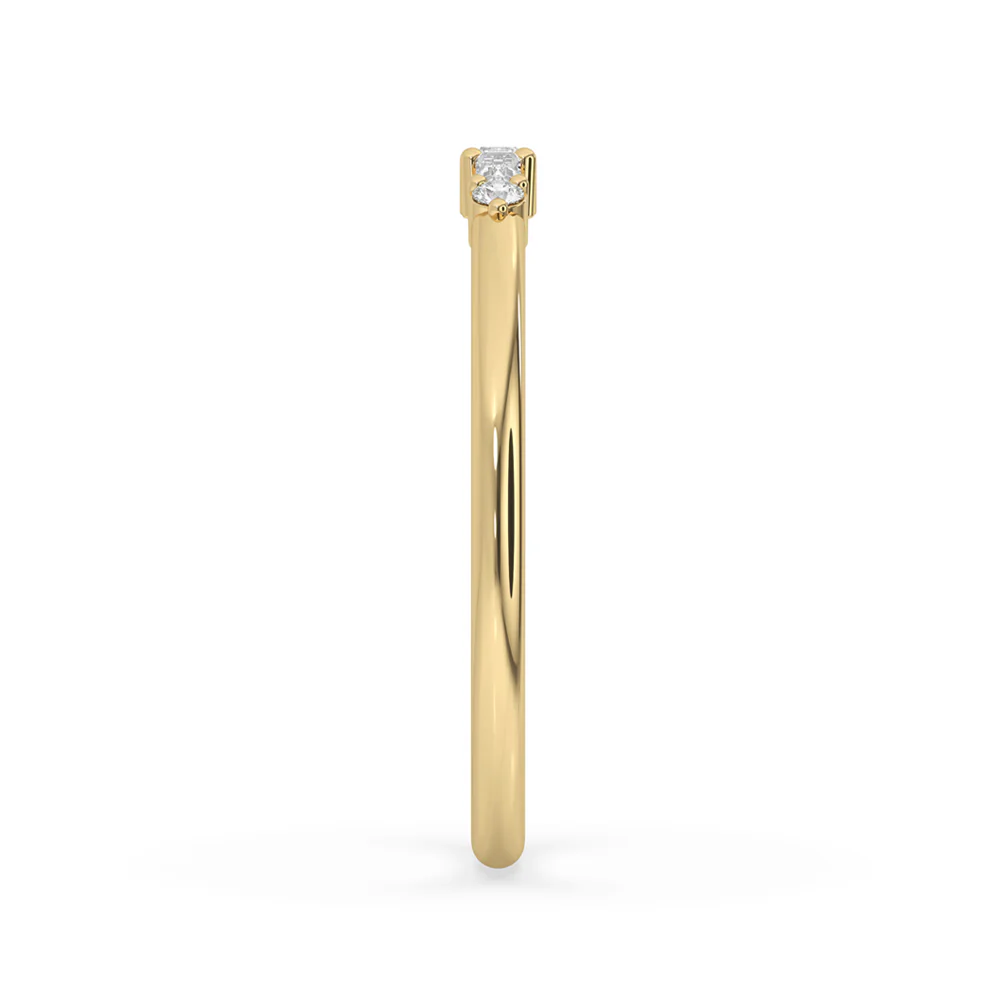 5 Stone Wedding Band - Image 4