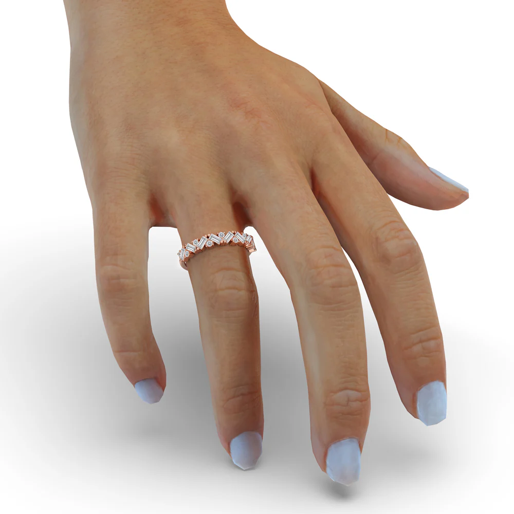 Baguette and Diamond Band - Image 3