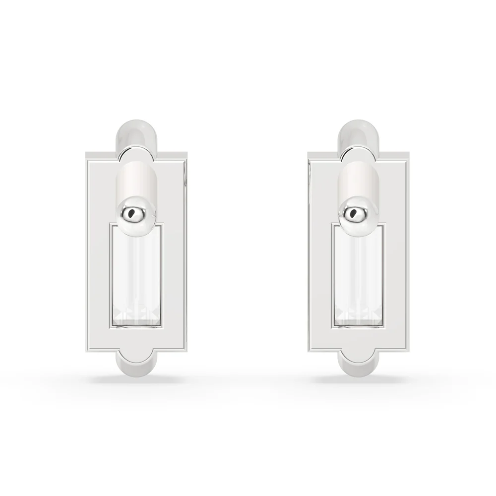 Baguette Diamond Earrings - Image 3