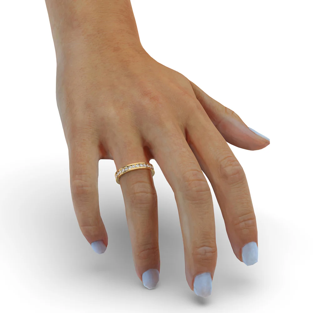 Channel Set Diamond Band - Image 5