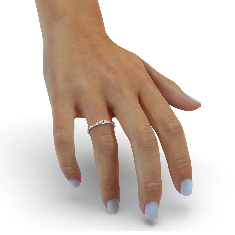 East West Marquise Ring - Image 5