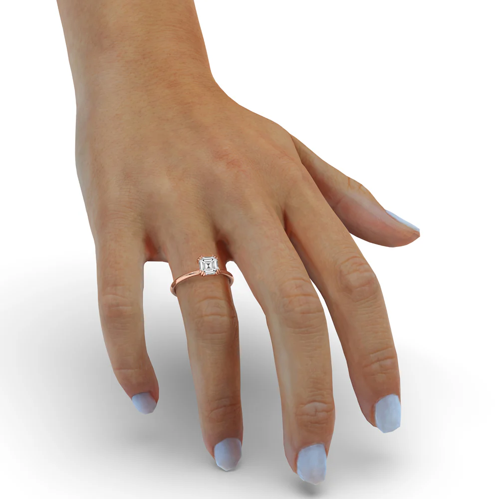 Gold Solitaire Engagement Ring for Timeless Elegance - Image 6