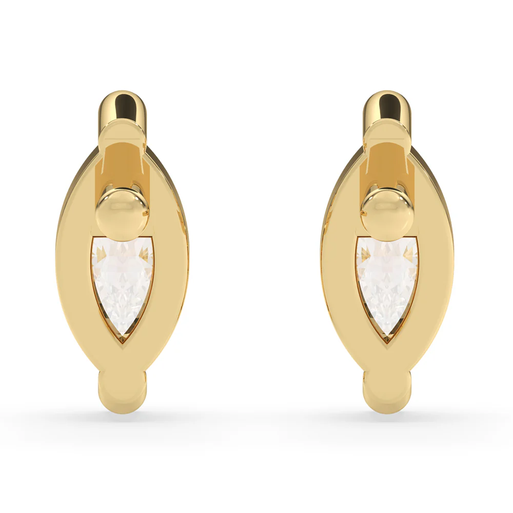 Marquise Diamond Earrings - Image 3