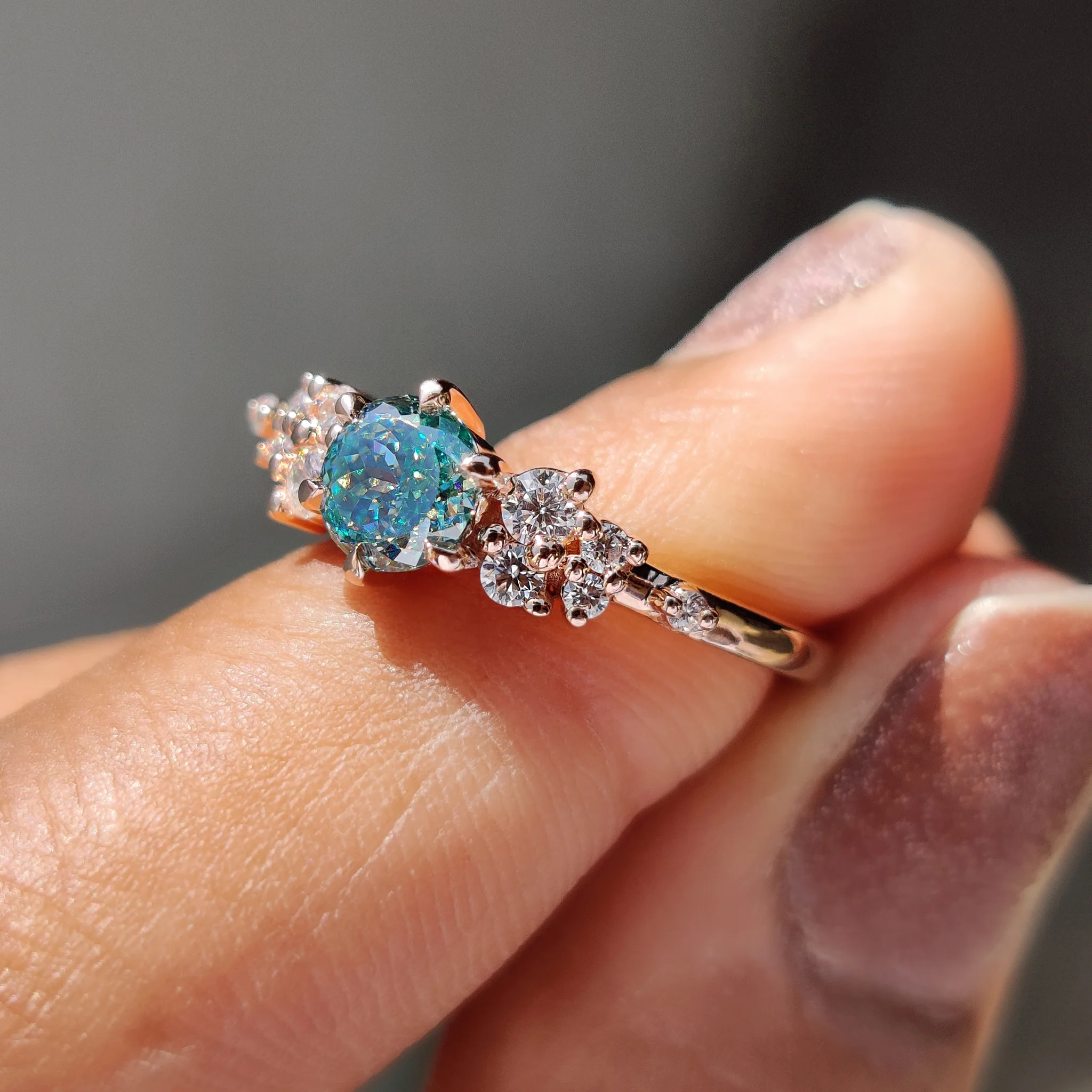 portuguese cut engagement ring In Muse Setting - Image 6