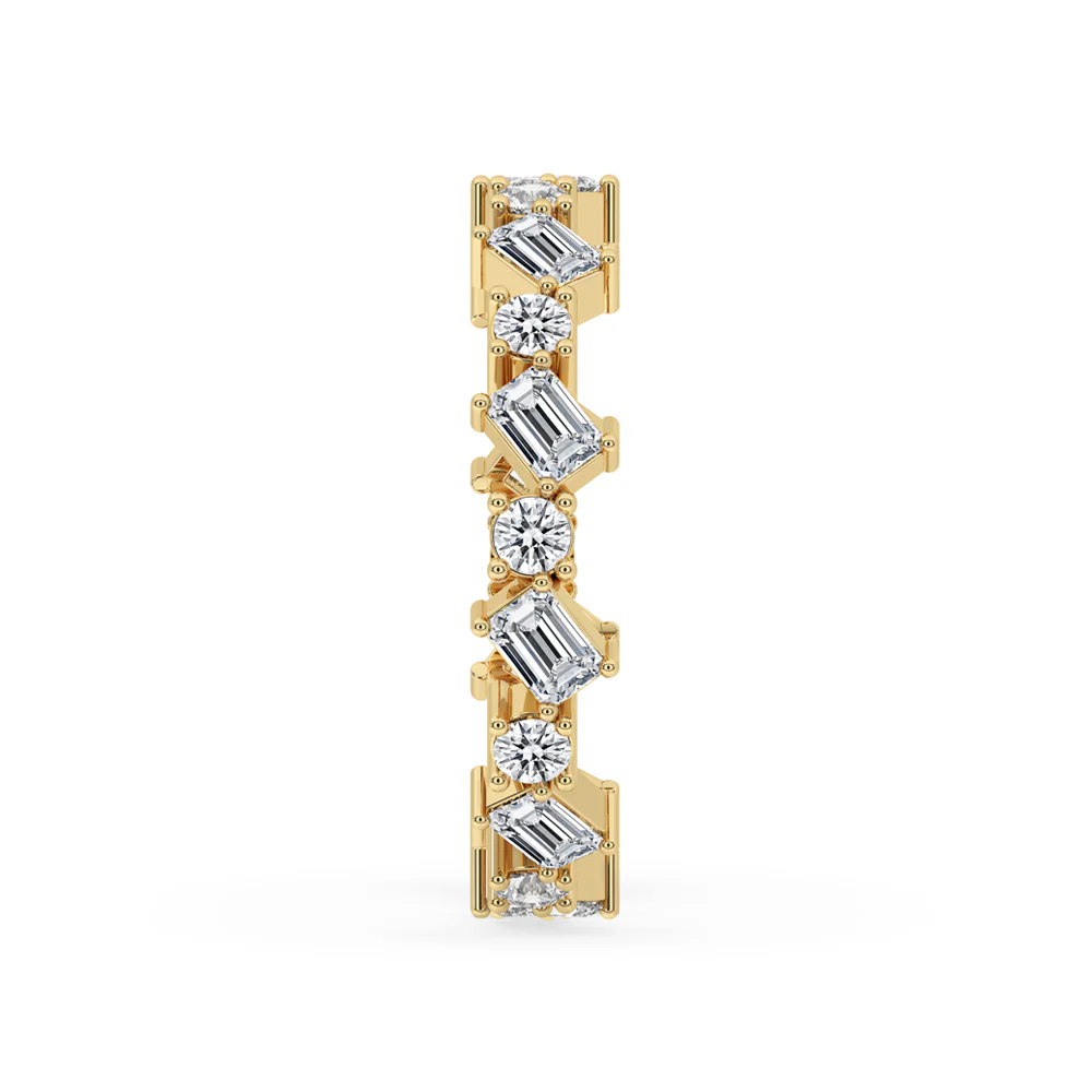 Round Diamond Lab Grown Eternity Band - Image 4