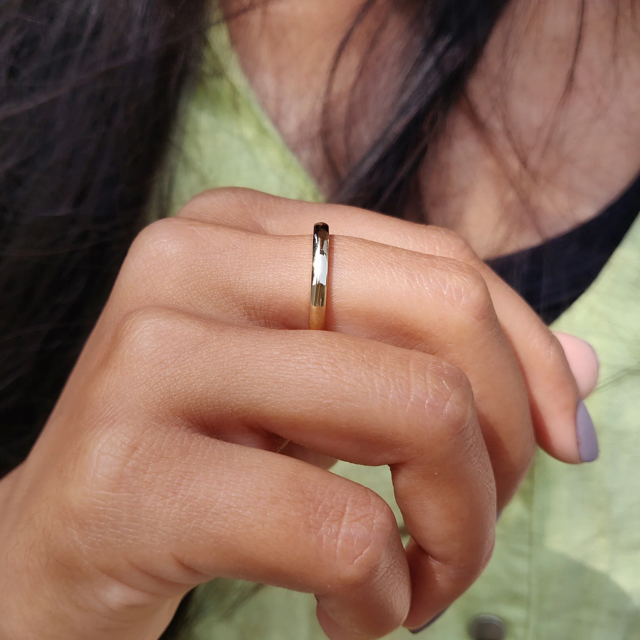 Comfort Fit Wedding Band Crafted Simply For Women - Image 5